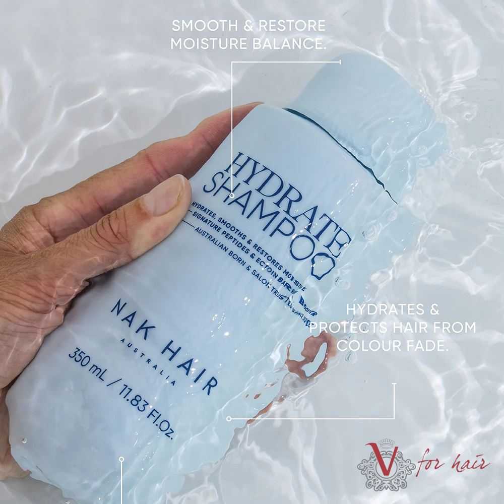 NAK - Hydrate Shampoo - 2 Sizes Available benefits