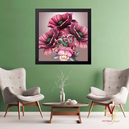 Victoria Jane Leopard Luxe Wall Art brightening up living area