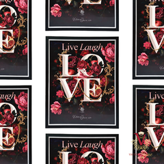 Live Laugh Love Framed Art Victoria Jane repeated