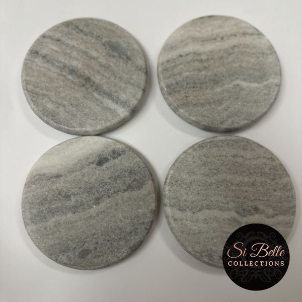 si belle collections Marble Coaster - Set of 4