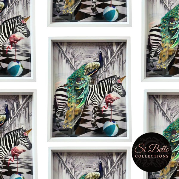 Noah's Art Framed Art repeated on wall