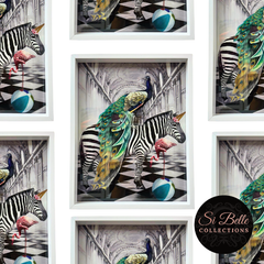 Noah's Art Framed Art repeated on wall