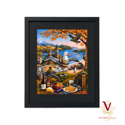 Otago Kiwiana Framed Art