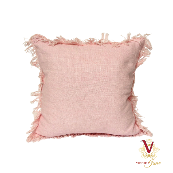 Pink Linen Cushion Cover