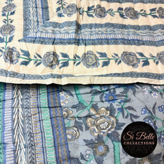 Powder Blue Quilt close up