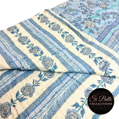 Powder Blue Quilt folded