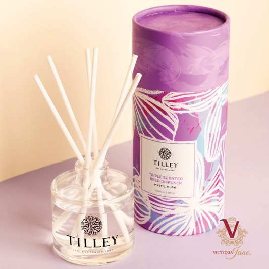 Tilley - Mystic Musk Triple Scent Reed Diffuser - 100ml close up