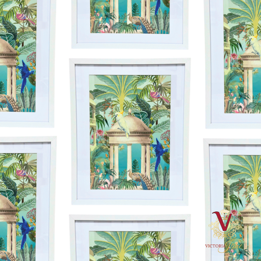 Regal Harmony Framed Edge Art repeated