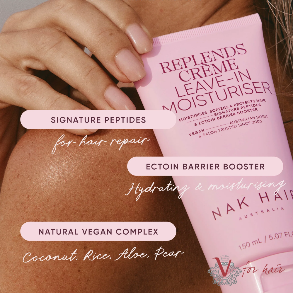 NAK - Replends Crème Leave-In Moisturiser - 150ml ingredients