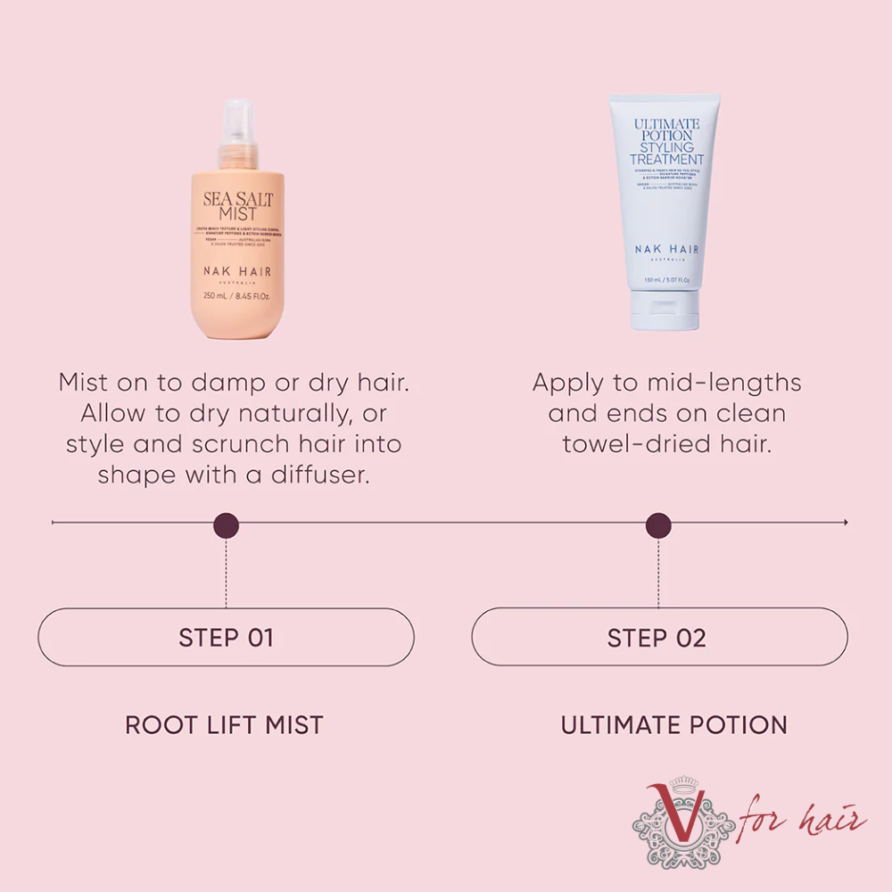 NAK - Sea Salt Mist - 250ml routine