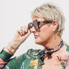 Sinclair Sunglasses victoria jane modelled