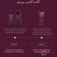 NAK - Structure Complex Protein Shampoo - 2 Sizes Available routine