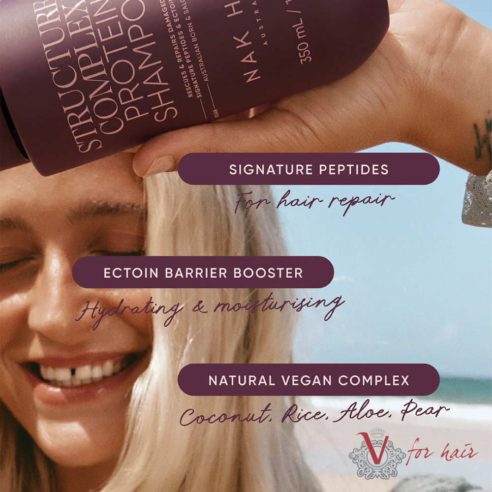 NAK - Structure Complex Protein Shampoo - 2 Sizes Available ingredients