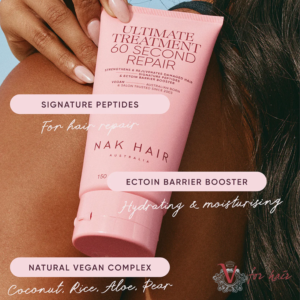 NAK - Ultimate Treatment 60 Second Repair - 150ml ingredients