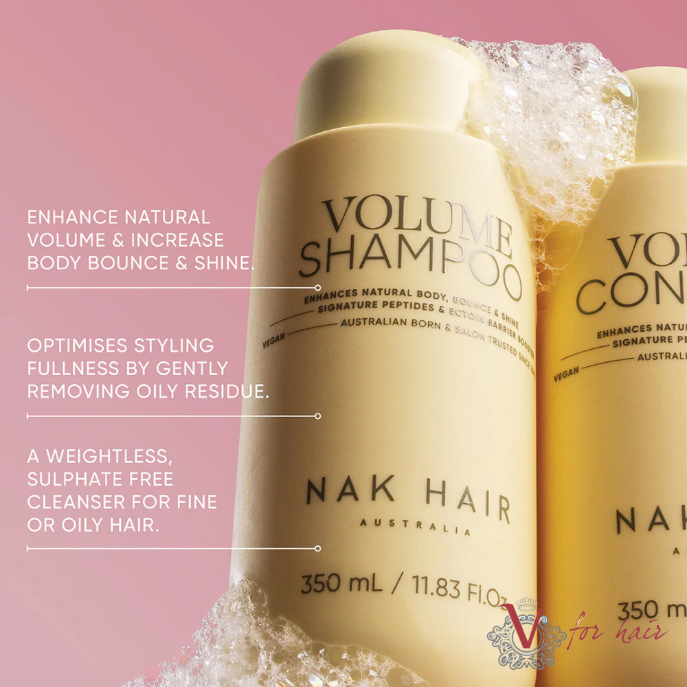 NAK - Volume Shampoo - 2 Sizes Available benefits