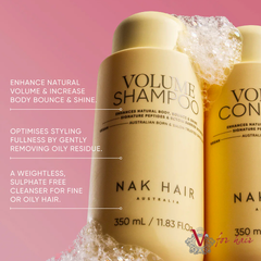 NAK - Volume Shampoo - 2 Sizes Available benefits
