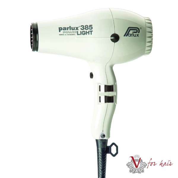 Parlux - 385 Powerlight Ceramic & Ionic Hair Dryer 2150W white