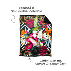 Lily Bird Sherpa Blanket