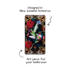 Rose Bird Bathroom Towel