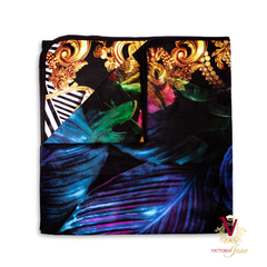 Victoria Jane - Forest Jewel high quality polyester microfibre Towel Forest Fantasy Collection, absorbent and anti-bacterial colourful towel folded