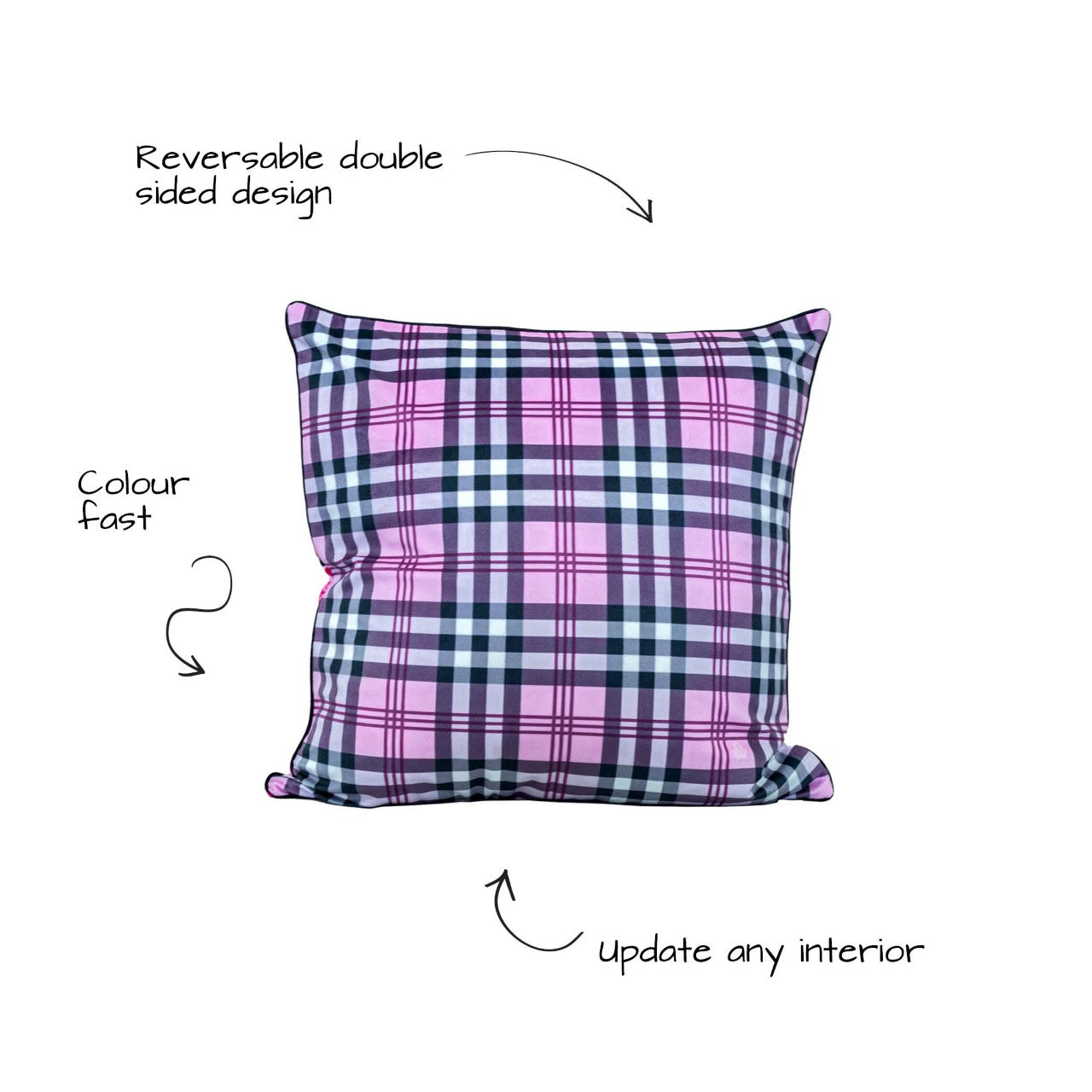 Victoria Jane - Jungle Jive Velvet Cushion back info