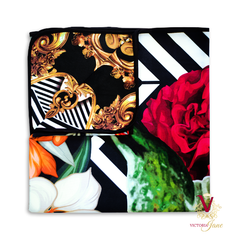 Victoria Jane - Lily Bird high quality polyester microfibre Towel colourful vibrant Forest Fantasy Collection, absorbent and anti-bacterial folded