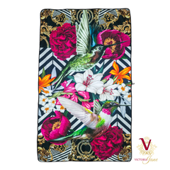 Victoria Jane - Lily Bird Spa Art Towel - Forest Fantasy Collection bright colourful