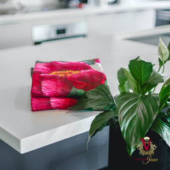 Victoria Jane - Peony bird high quality polyester microfibre Towel bright vibrant Forest Fantasy Collection, absorbent and anti-bacterial stacked beautiful brightening up monochrome space