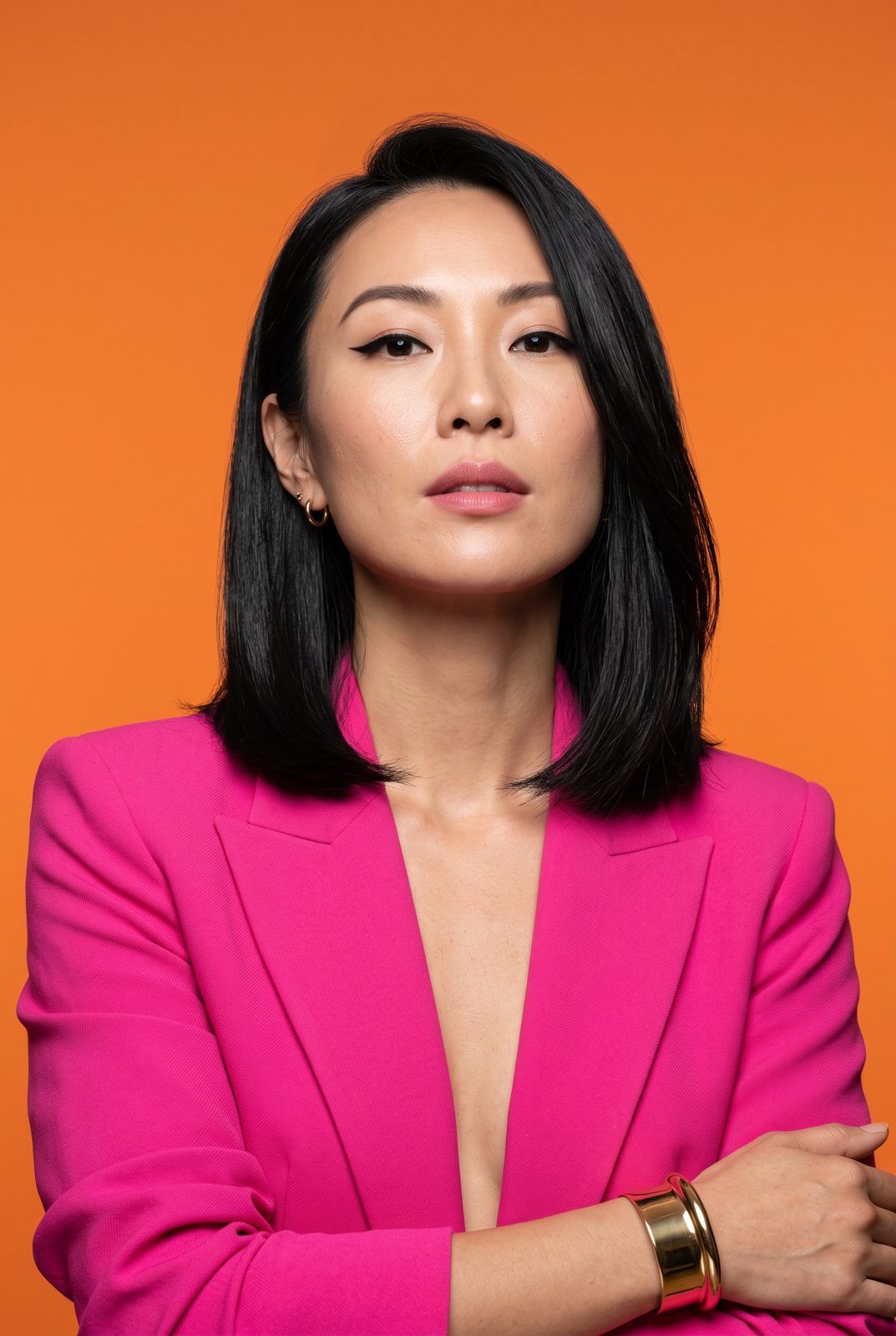 Nanoplasty result: sleek, straight, shiny hair