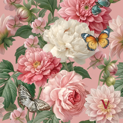 Blush Reverie Wallpaper detail