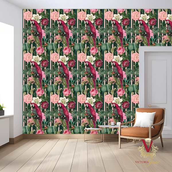 Blush Riviera Plume Wallpaper lifestyle