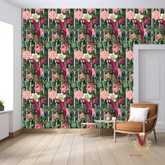 Blush Riviera Plume Wallpaper lifestyle