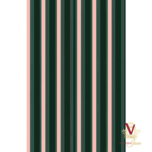 Blush Cabana Stripe Wallpaper