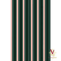Blush Cabana Stripe Wallpaper