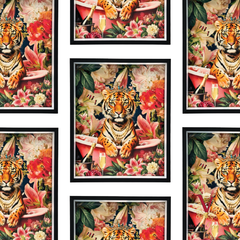 Countess Aurelia Wildheart Framed Art repeated