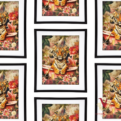 Countess Aurelia Wildheart Mat Framed Art repeated