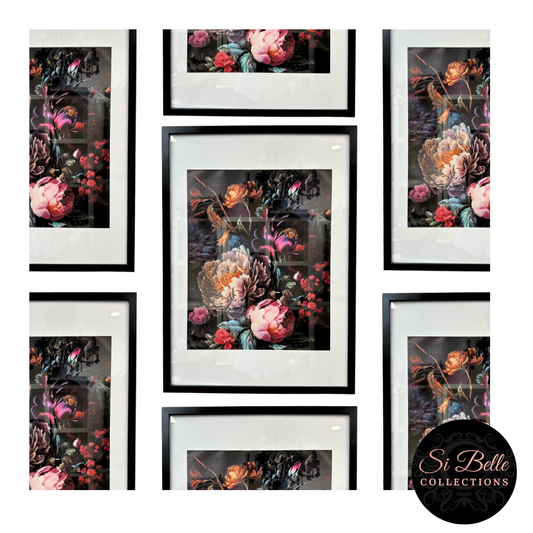 Floral Fun Framed Art repeated