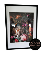 Floral fun framed art