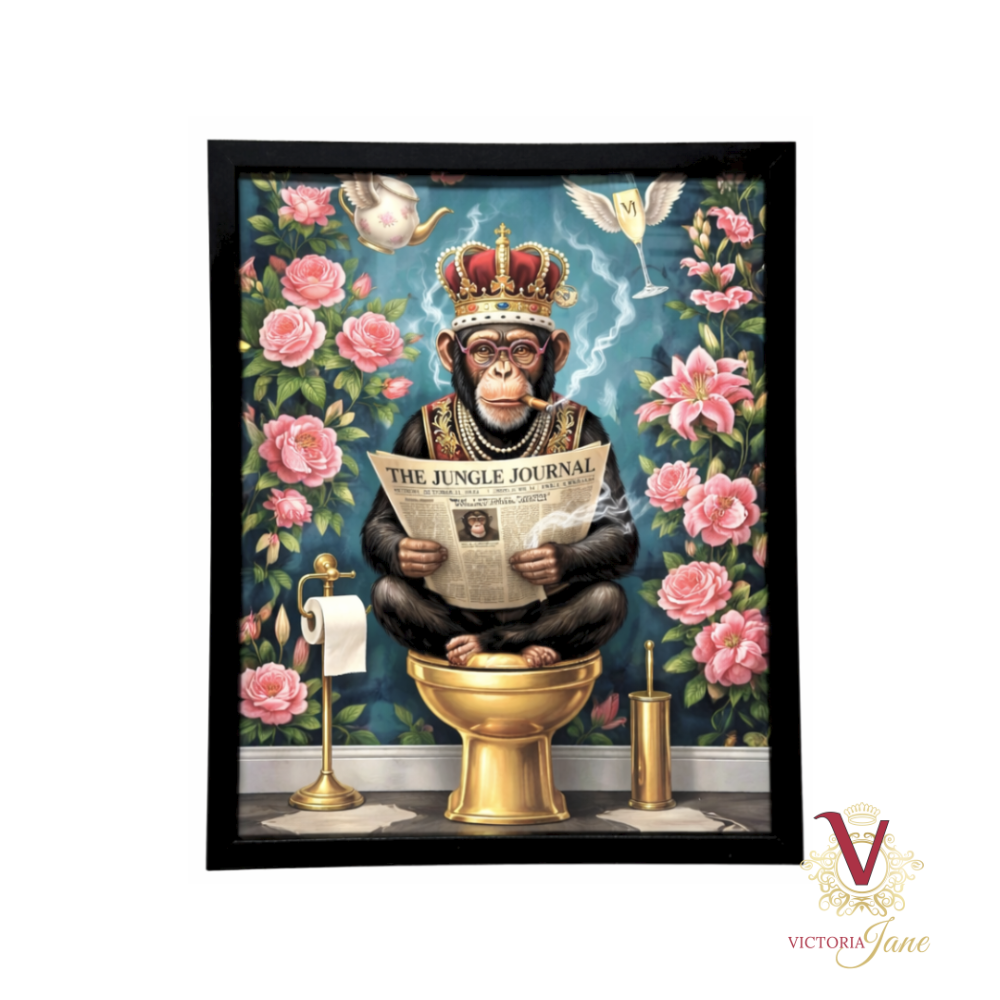 His Royal Indulgence Framed Art