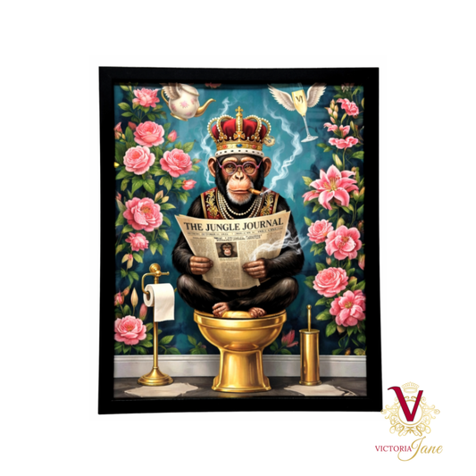 His Royal Indulgence Framed Art