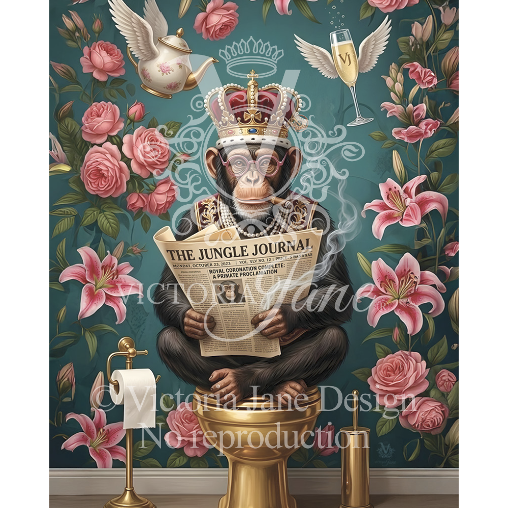 His Royal Indulgence Framed Art watermarked