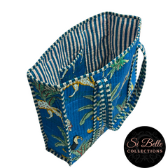 Indigo Designer Carry All Tote Bag