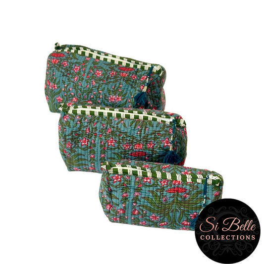 Liberty Print Pouch Bag Set