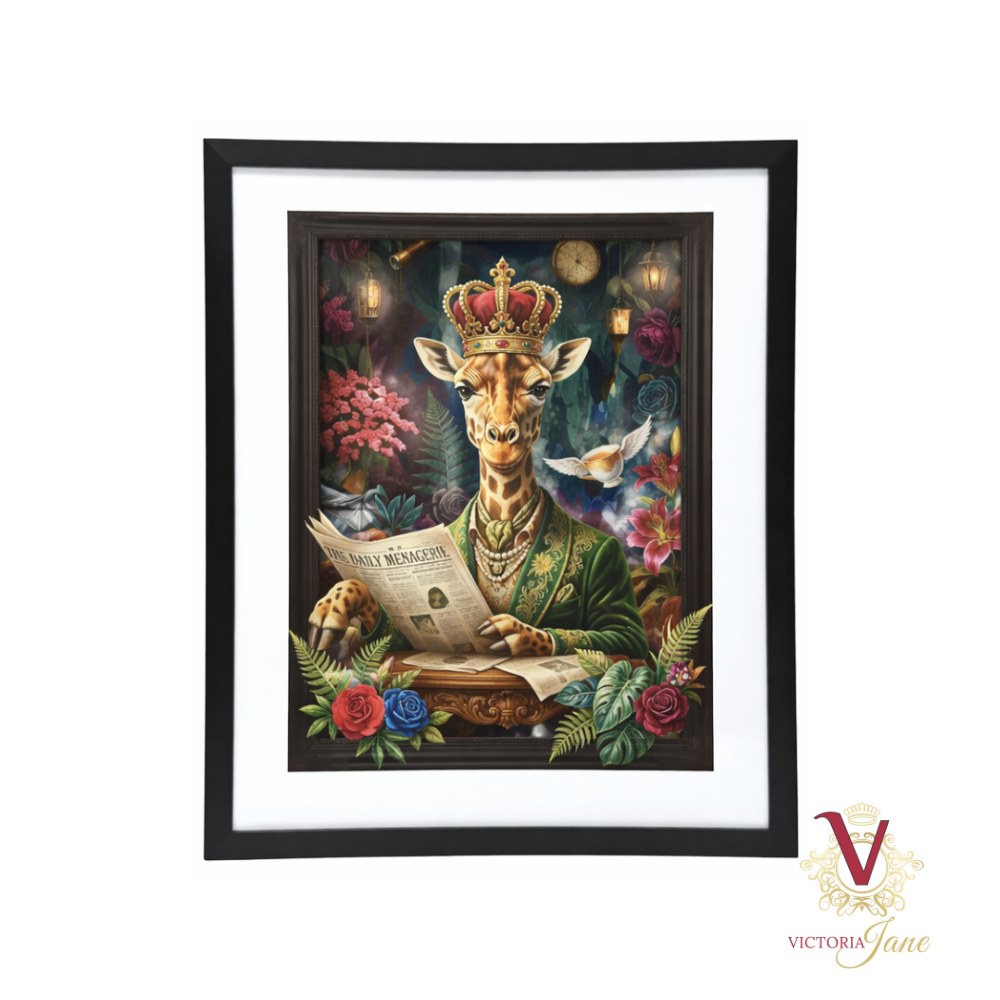 Lord Reginald of the Reading Room Framed Art