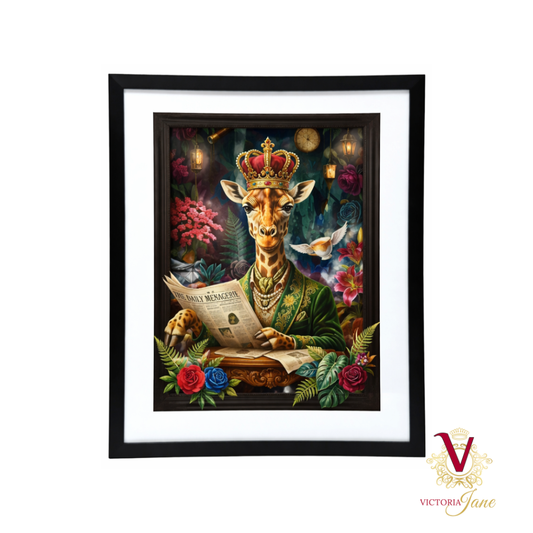 Lord Reginald of the Reading Room Framed Art