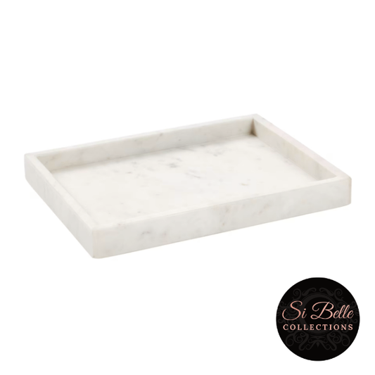 si belle collections Luxury Marble Tray