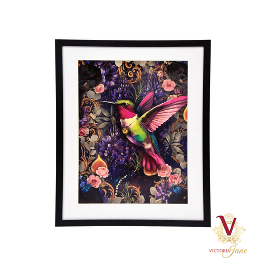 Miss Belladonna Mat Framed Art