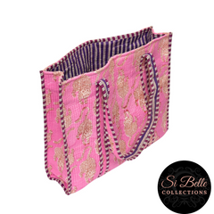 Pink Tiger Designer Carry All Tote Bags