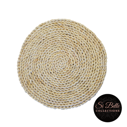 si belle collections Rattan Placemat top view