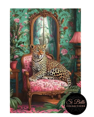 Regal Leopard Art framed art